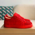 Spikes Sneakers Red